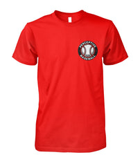 Catching Barrels Adult Baseball Tee