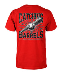 Catching Barrels Adult Baseball Tee