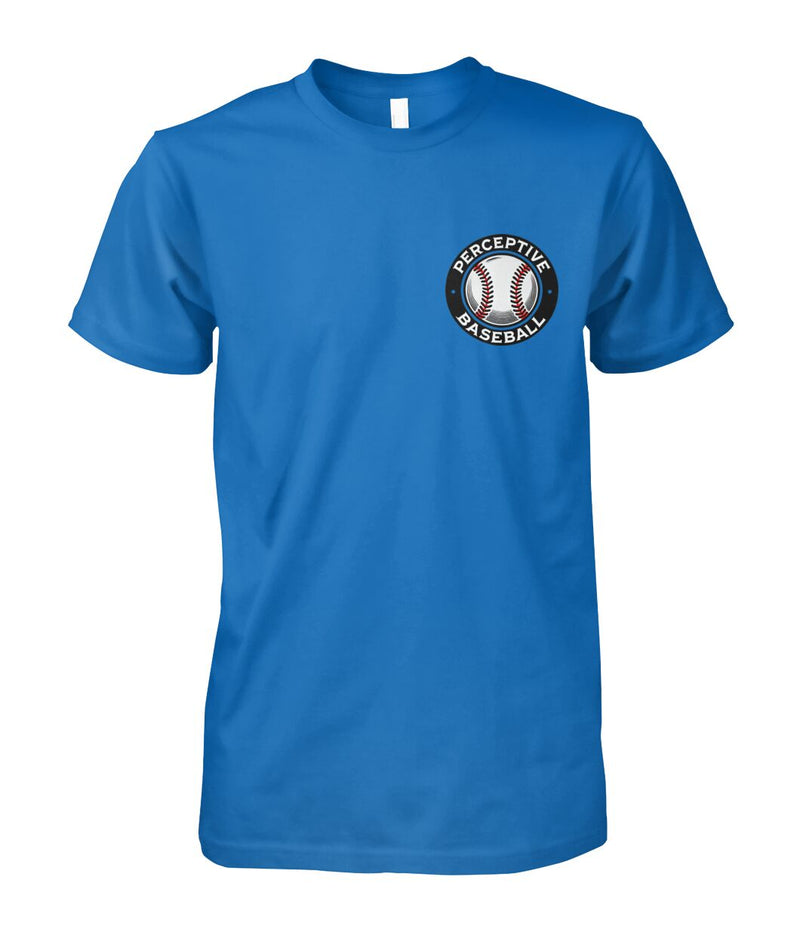 Catching Barrels Adult Baseball Tee