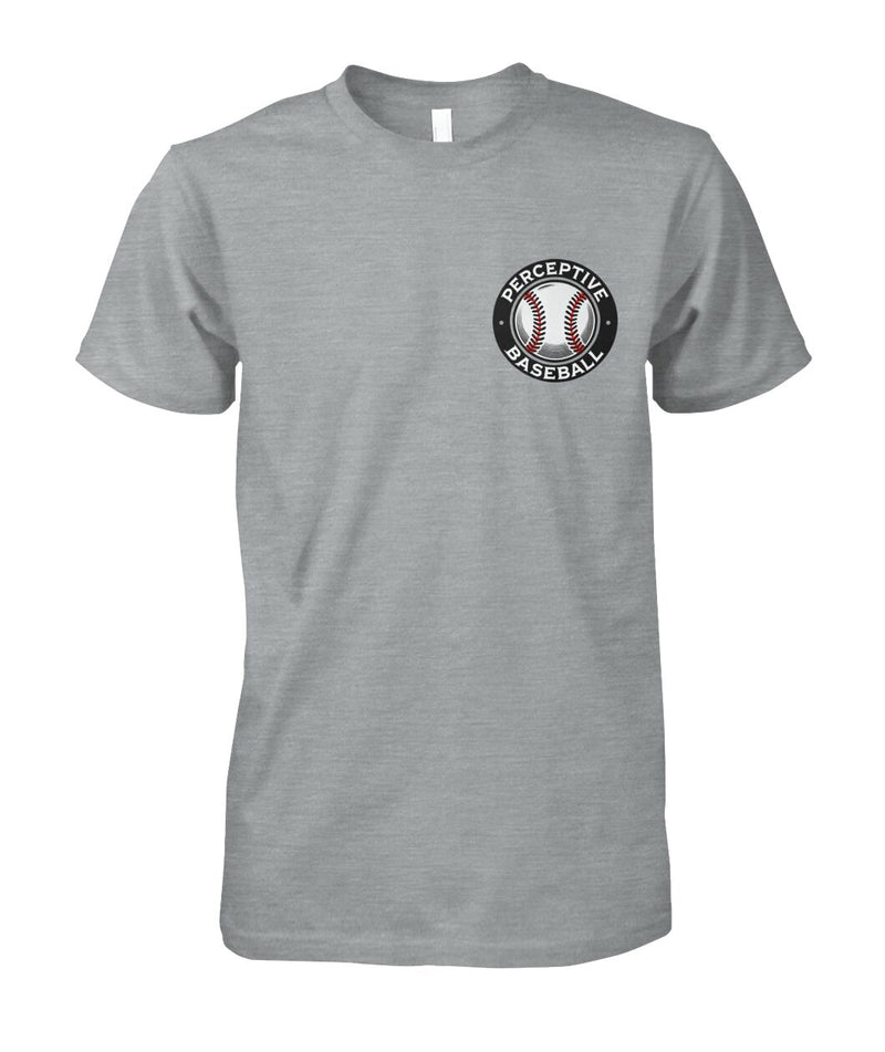 Catching Barrels Adult Baseball Tee