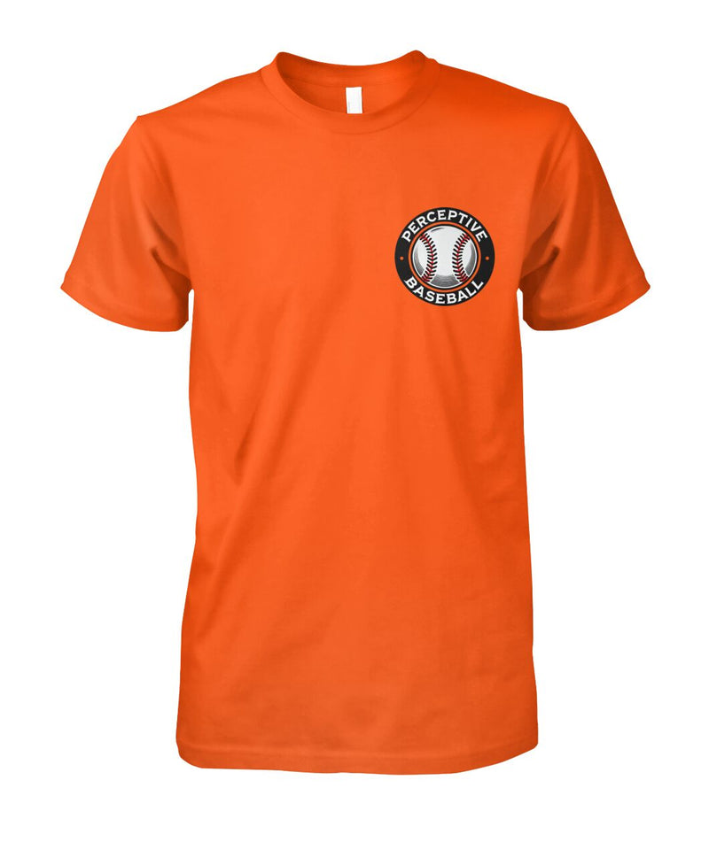 Catching Barrels Adult Baseball Tee