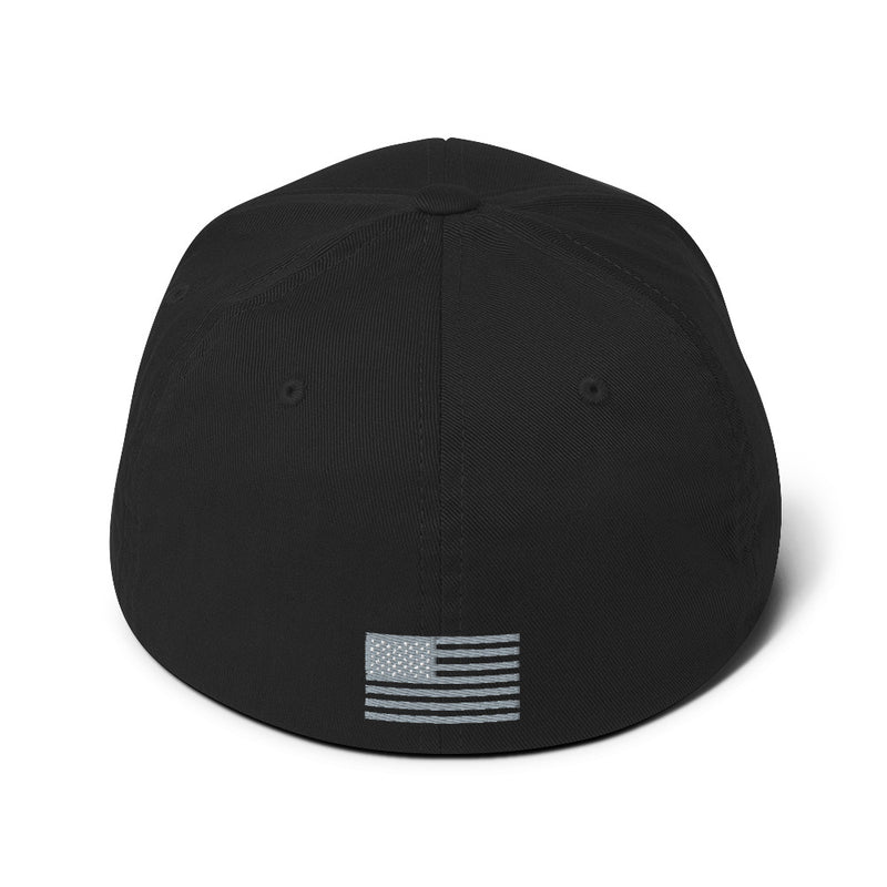 POG Black/Grey Structured Twill Flexfit Cap