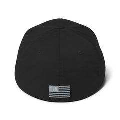 POG Black/Grey Structured Twill Flexfit Cap